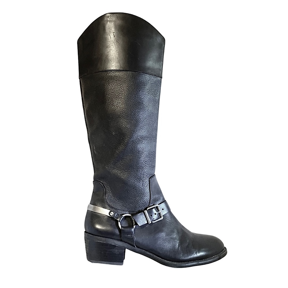 Vince Camuto Black Leather Boots